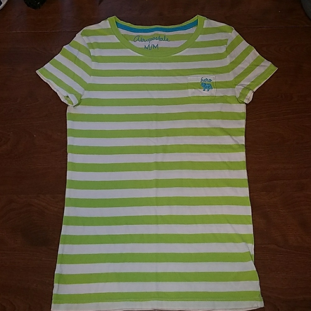 Aeropostale striped shirt medium